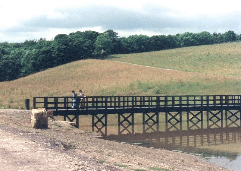 Site works complete, blending in with the surrounding landscape
