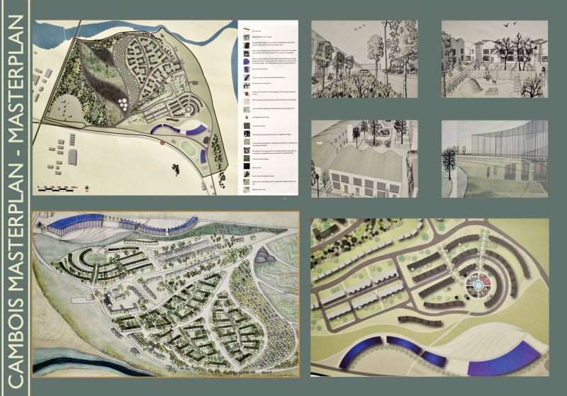 Cambois masterplan with sketch ideas